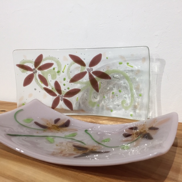 Vernon Community Arts Centre - Fused Glass Plate