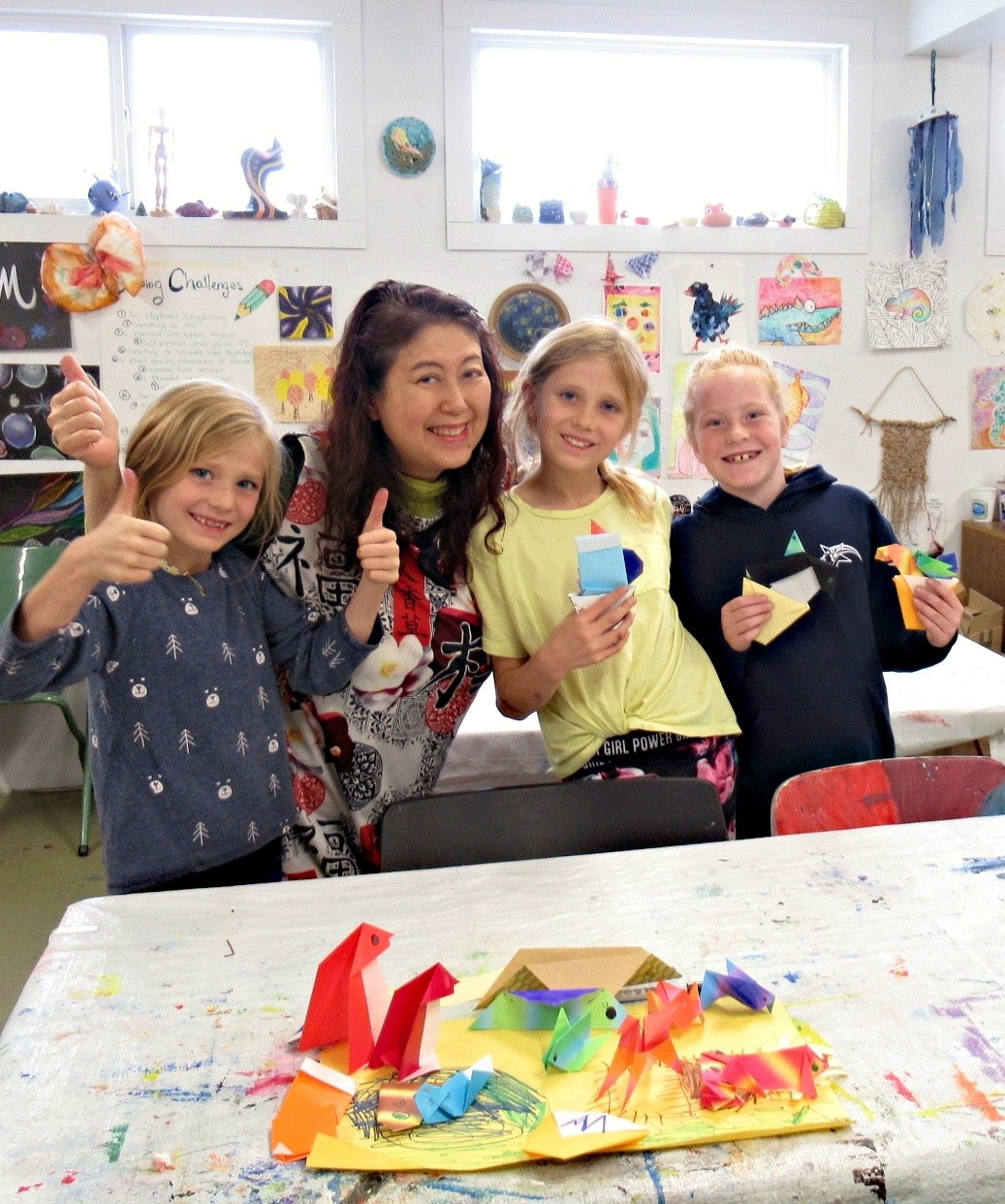 Vernon Community Arts Centre - Origami Workshops: Ages 7-11