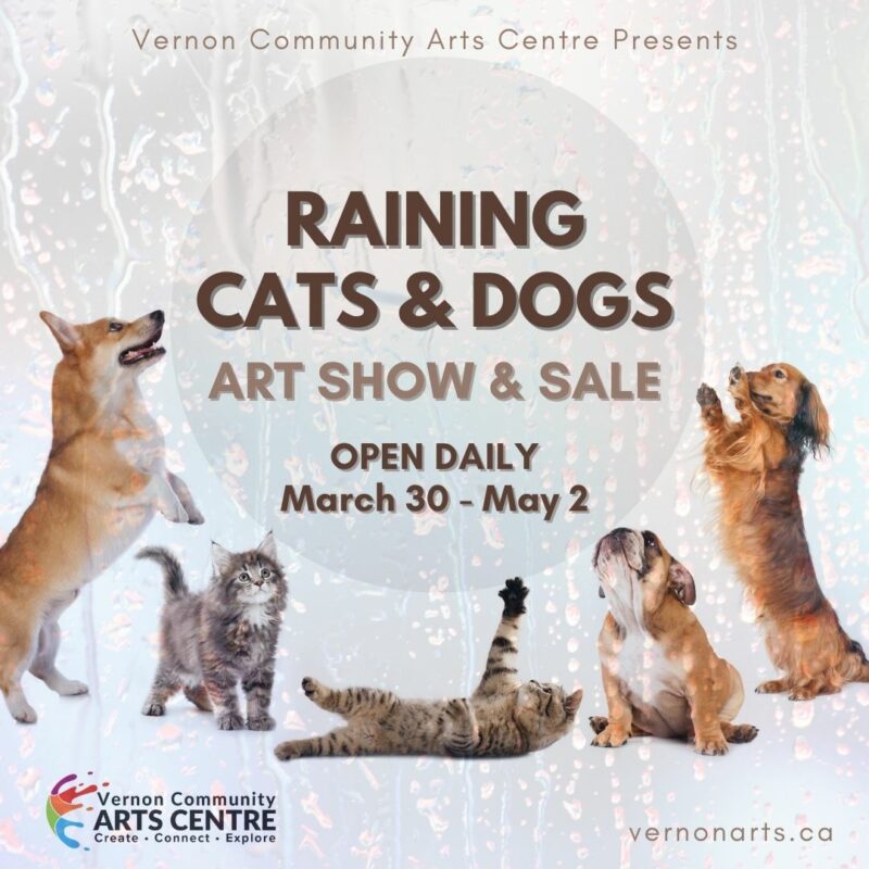 Raining Cats & Dogs – Art Show & Sale