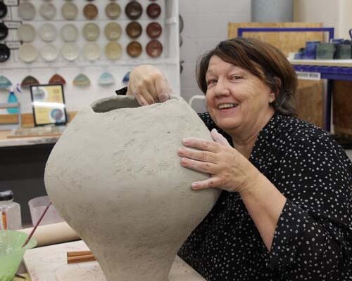 Gale Woodhouse, Artist Potter, Ceramic Studio, Clay Pot