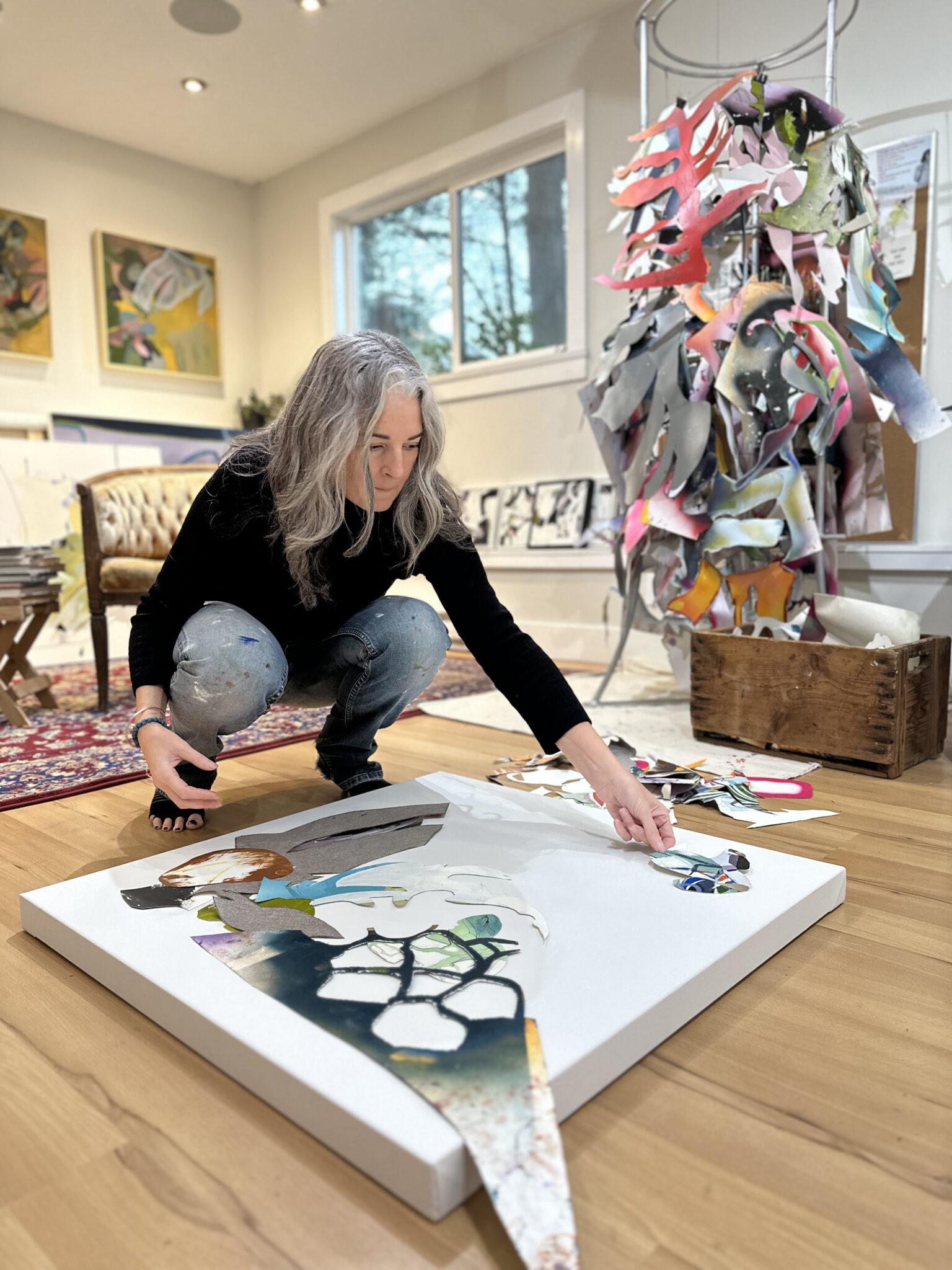 Vernon Community Arts Centre - Creative Mark Making & Composition: The Elements of Abstraction